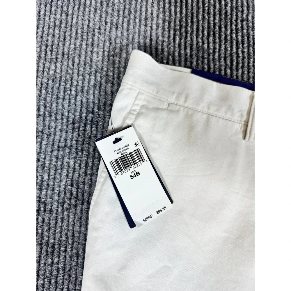 Polo Ralph Lauren Chino Shorts Size 54 54B White Stretch Classic Fit 9